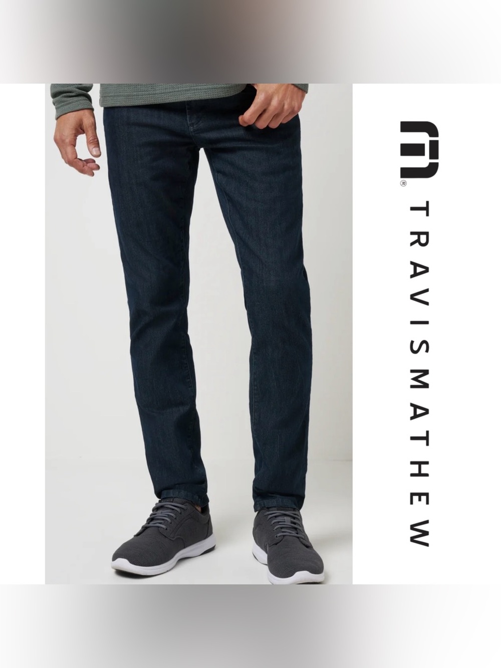Travis Mathew | Men’s Legacy Featherweight Jeans | Dark Denim | 33 x 31